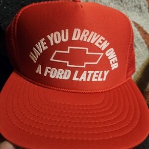 Snap Back Ford/Chevy Trucker Hat Vintage style foam crown, mesh back with sbap